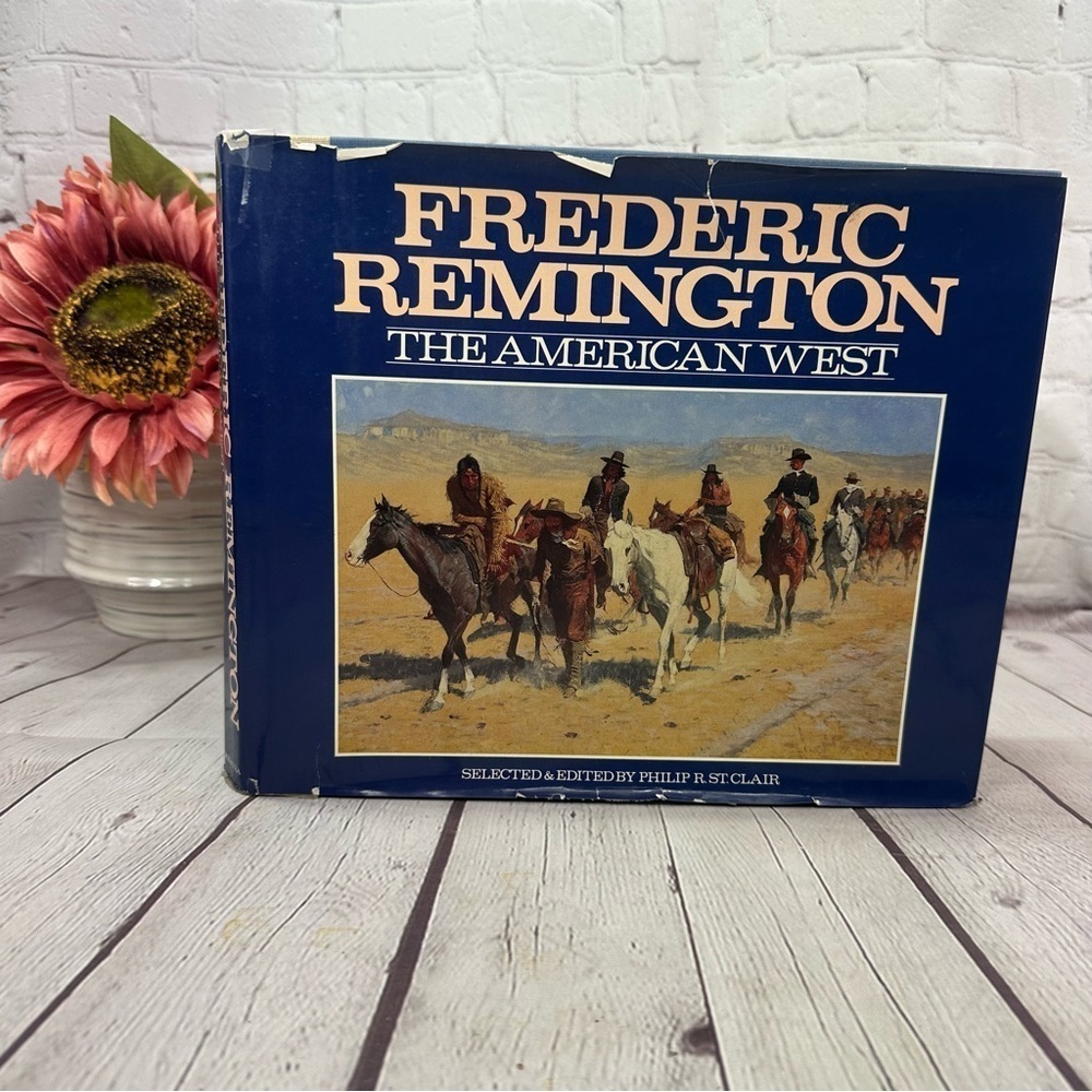 vintage 1981 federic remington the america west hard cover book